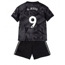 Arsenal Gabriel Jesus #9 Bortedraktsett Barn 2022-23 Kortermet (+ korte bukser)